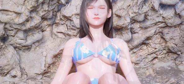 [3D] 【DH/3D/同人/NTR/全动态】蒂法的沙滩大车睡歼之旅 1080HD完整版【880M】