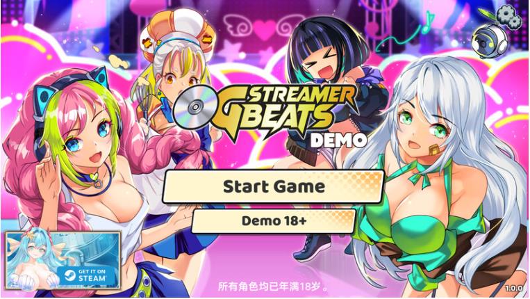 【电脑】新作【休闲ACT/节奏音浪/动态】OG 主播计划：节奏出道！（OG Streamer Beats）V1.0.004 STEAM官中步兵版 正式版+存档 [2.0G]