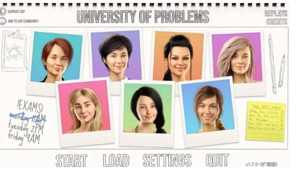【PC/安卓/AI汉化/欧美/3D/SLG游戏/17.7G】学院情缘 (University of Problems) Ver1.8.0 AI汉化版+PC+安卓+欧美3DSLG游戏+17.7G