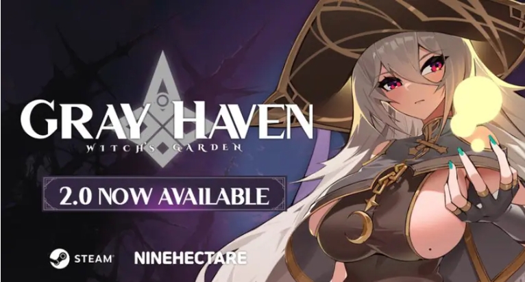 【PC/官中/动作/ARPG游戏/10.80G】 灰色乐园 Gray Haven : Witch’s Garden Ver4.1.0 官中版+动作ARPG游戏+10.80G