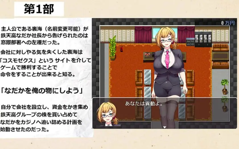 【PC/AI汉化/日式/RPG游戏/1.20G】 掌控赌博的遥控器 （Dominate Gamble Remote） Ver1.11 AI汉化版+日式RPG游戏+1.20G