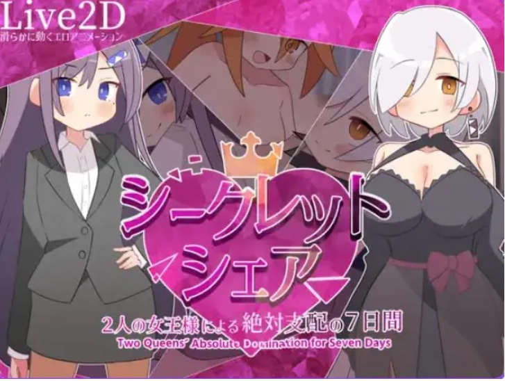 【PC/安卓/AI汉化/探索/SLG游戏/1.70G】秘密共享～两位女王的绝对支配的7天～ 内嵌AI汉化版+作弊码+PC+安卓+探索SLG游戏+1.70G